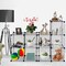 Costway 12 Cube Grid Wire Organizer Wardrobe Shelves Bookcase DIY